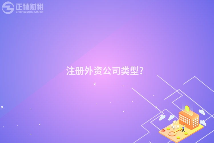 注冊外資公司類型？
