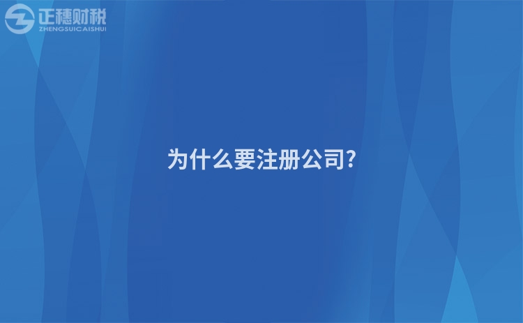 為什么要注冊(cè)公司?