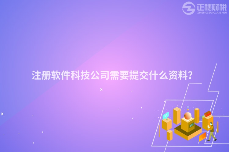 注冊(cè)軟件科技公司需要提交什么資料？