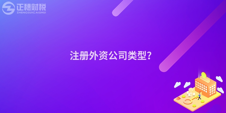 注冊外資公司類型？