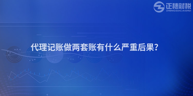 代理記賬做兩套賬有什么嚴重后果？