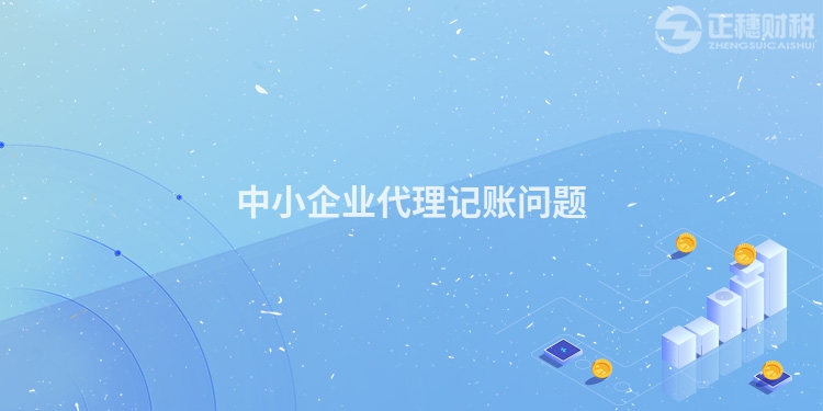 中小企業代理記賬問題