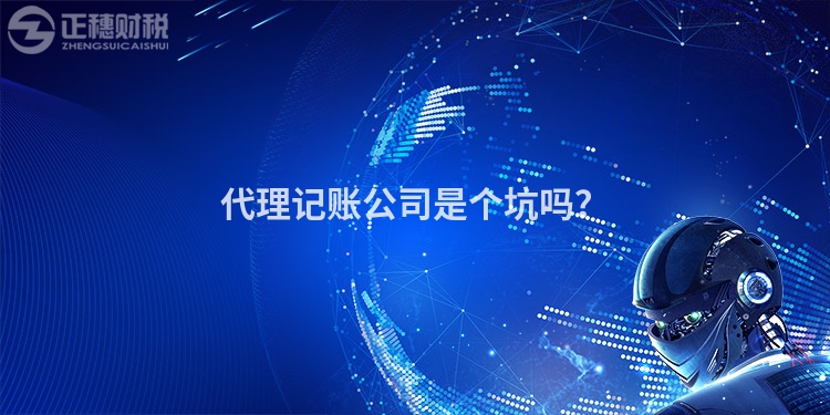 代理記賬公司是個坑嗎？