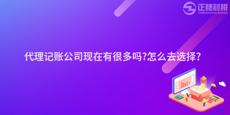 代理記賬公司現在有很多嗎?怎么去選擇？