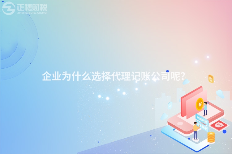 企業(yè)為什么選擇代理記賬公司呢？