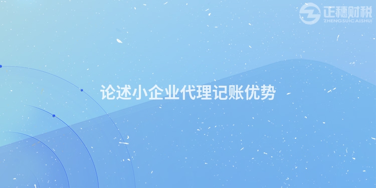 論述小企業(yè)代理記賬優(yōu)勢(shì)