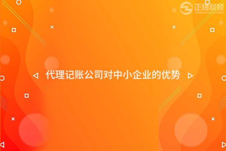 代理記賬公司對中小企業(yè)的優(yōu)勢