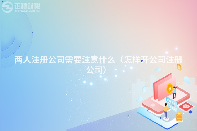 兩人注冊(cè)公司需要注意什么(怎樣開(kāi)公司注冊(cè)公司)