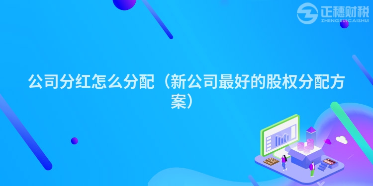 公司分紅怎么分配（新公司最好的股權分配方案）