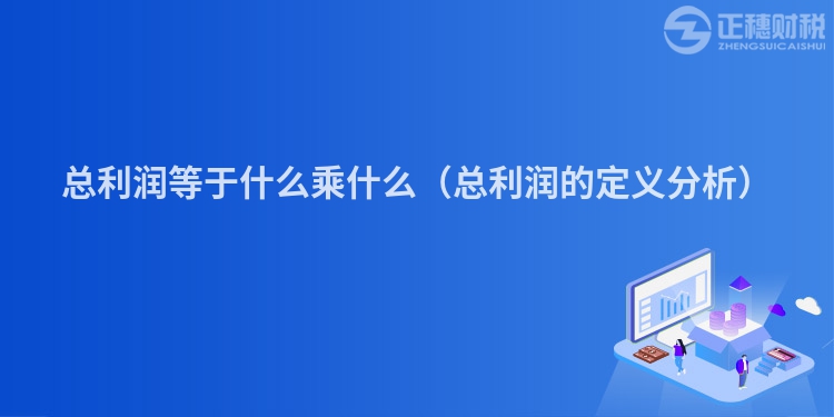 總利潤等于什么乘什么（總利潤的定義分析）