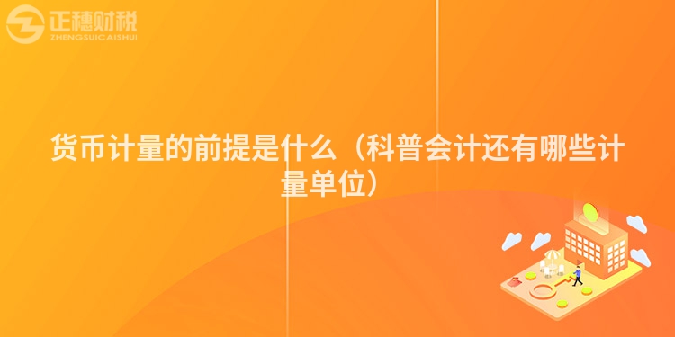 貨幣計量的前提是什么（科普會計還有哪些計量單位）