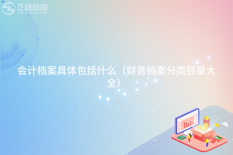 會(huì)計(jì)檔案具體包括什么(財(cái)務(wù)檔案分類(lèi)目錄大全)
