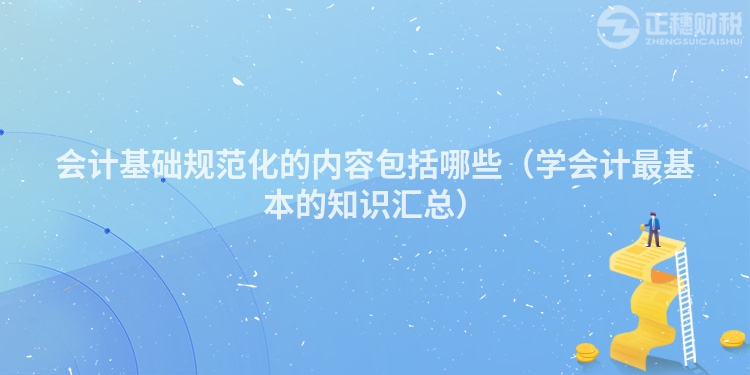 會計基礎規范化的內容包括哪些（學會計最基本的知識匯總）